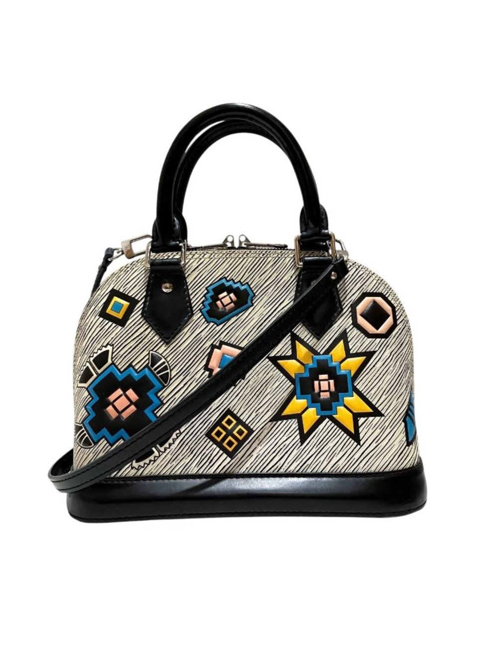 Louis Vuitton Alma BB Epi Handbag Leather